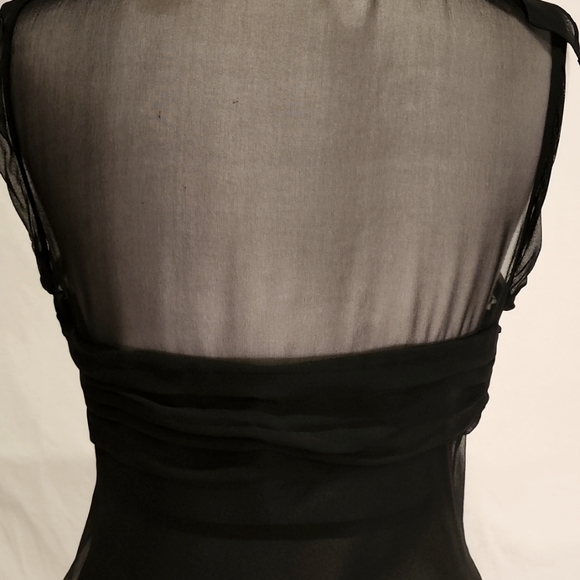 BCBGMaxAzria Silk Bow Collar Camisole Top - Picture 9 of 16
